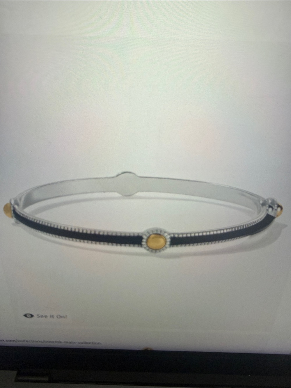 ♥️🆕 Brighton Interlok Noir Slim Bangle $78 NWT
